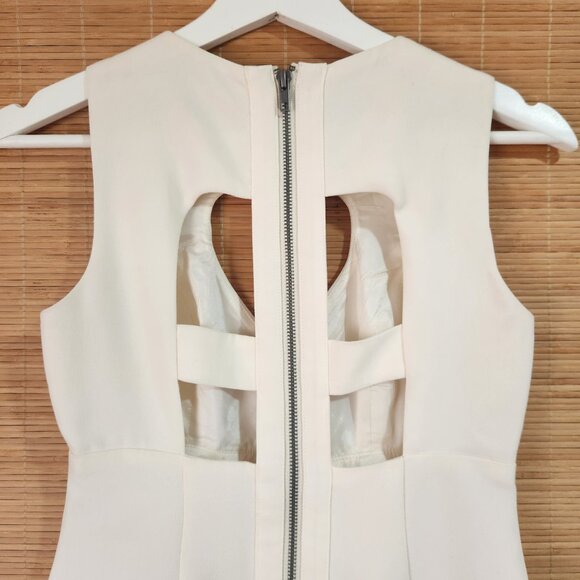 BCB Generation Dress Womens 0 Lined Sleeveless Whisper White New Reg $125.00 - Picture 6 of 11